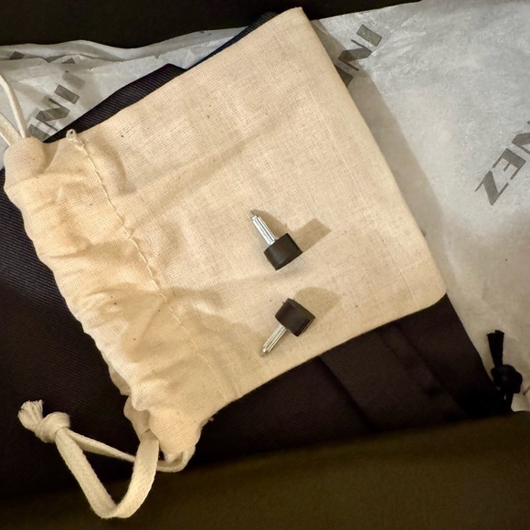 Inez Mila Olive Calf Leather Boots size 9 - Picture 6 of 8